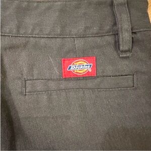 Vintage 90s–Y2K Dickies 875 Original Fit Cropped Work Pants | 30x22 | Black